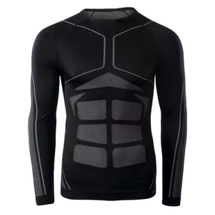 Koszulka termoaktywna Hi-Tec Buraz Top M (kolor Czarny, rozmiar XL/XXL) - Koszulki i topy damskie - miniaturka - grafika 1