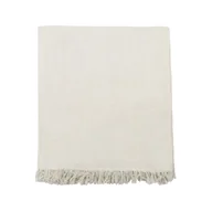 Koce - Pled z frędzlami Ninon beżowa 130 x cm 170 cm Inspire - miniaturka - grafika 1