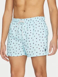 U.S. Polo Assn. Szorty kąpielowe MUP2436 Błękitny Regular Fit - Kąpielówki męskie - miniaturka - grafika 1