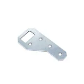 Haki, szakle i karabinki - Płytka meblowa kątowa P-4 ANDPOL - miniaturka - grafika 1