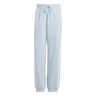Spodnie damskie - Damskie Spodnie ADIDAS W 3S FT LS PT IY4235 – Niebieski - miniaturka - grafika 1