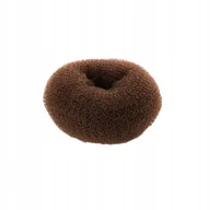 Ozdoby do włosów - WYPEŁNIACZ Do koka DONUT / OPONKA 8,5cm mały BRĄZOWY - miniaturka - grafika 1