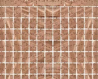 Sylwester - Kurtyna Kwadraty różowe złoto z gwiazdkami - 100 x 200 cm - miniaturka - grafika 1