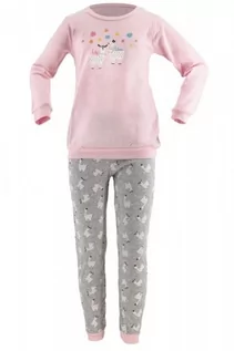 Piżamy dla dziewczynek - Lama G 276 PY różowa piżama dziewczęca - grafika 1