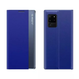 Hurtel New Sleep Case pokrowiec etui z klapką z funkcją podstawki Samsung Galaxy A73 niebieski - Etui i futerały do telefonów - miniaturka - grafika 1