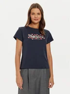 Koszulki i topy damskie - Pepe Jeans T-Shirt Ginny PL505945 Granatowy Regular Fit - miniaturka - grafika 1