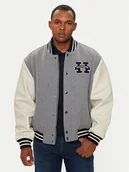 Kurtki męskie - Tommy Hilfiger Kurtka bomber Varsity MW0MW37032 Szary Regular Fit - miniaturka - grafika 1