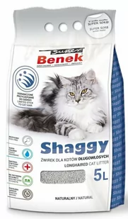 Certech Żwirek Super Benek Shaggy 5L 22503-uniw - Żwirek dla kotów - miniaturka - grafika 1