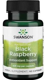 SWANSON Full Spectrum Black Raspberry 425mg 60 kaps - Witaminy i minerały dla sportowców - miniaturka - grafika 2