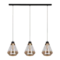 Lampy sufitowe - Britop LAMPA wisząca MISTRAL 15820304 skandynawska ORRAWA szklany ZWIS loftowy złoty przezroczysty - miniaturka - grafika 1