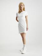 Sukienki - Calvin Klein Sukienka w kolorze białym - miniaturka - grafika 1