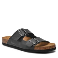 Klapki i japonki męskie - Klapki Dr. Brinkmann 600275 Szary - miniaturka - grafika 1