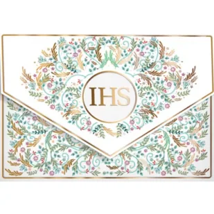 Henry Karnet koperta A5 Komunia. Pattern IHS - Kartki okolicznościowe i zaproszenia - miniaturka - grafika 1