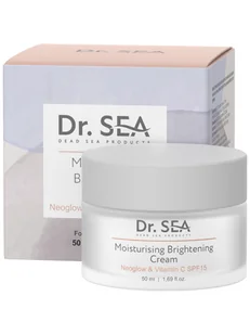 Dr. Sea, Nawilżający krem rozświetlający - NEOGLOW i witamina C - SPF15, 50ml - Kremy do twarzy - miniaturka - grafika 1