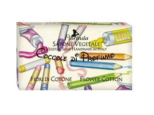 Florinda Naturalne mydło roślinne w kostce dla dzieci Kwiat Bawełny 100 g - mydło - Kosmetyki kąpielowe dla dzieci - miniaturka - grafika 1
