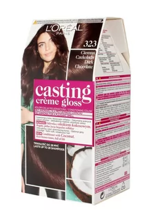 Loreal Casting Creme Gloss 323 Ciemna czekolada - Farby do włosów i szampony koloryzujące - miniaturka - grafika 1