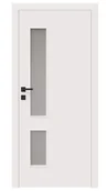 Drzwi wewnętrzne - Dre Drzwi Wewnętrzne Z Szybą Deco 20 Okleina Biała Mat - miniaturka - grafika 1