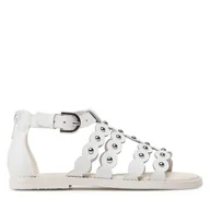 Buty dla dziewczynek - Sandały Geox J Sandal Karly Girl J3535D043BCC1000 S Biały - miniaturka - grafika 1
