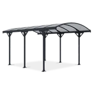 Garaże i wiaty - Wiata samochodowa NEVADA 3x4,4m Cold Grey - miniaturka - grafika 1
