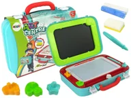 Tablice dla dzieci - Dwustronna Tablica Kredowa Do Zmazywania w Walizce Magnesy - miniaturka - grafika 1