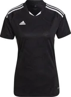 Bluzki damskie - Koszulka damska adidas Condivo 22 Match Day czarno-biała HA3541-S - miniaturka - grafika 1