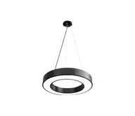 Lampy sufitowe - LED Żyrandol ściemnialny na lince LED/45W/230V 3000-6500K czarny + pilot zdalnego sterowania - miniaturka - grafika 1