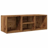Szafki na buty - vidaXL Ławka na buty o wyglądzie odzyskanego drewna 105x35x35 cm materiał drewnopochodny - miniaturka - grafika 1