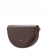 Torebki damskie - Torebka Damska Listonoszka Na Ramię Półksiężyc PUCCINI Brązowa BML033M-2D - miniaturka - grafika 1