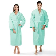 Szlafroki damskie - Szlafrok Frotte Prestiż L/Xl Miętowy Bawełniany Hotelowy 450G/M2 - miniaturka - grafika 1