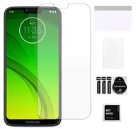 Szkła hartowane na telefon - Szkło hybrydowe do MOTOROLA MOTO G7 POWER ochrona na ekran mocne cienkie 9H - miniaturka - grafika 1