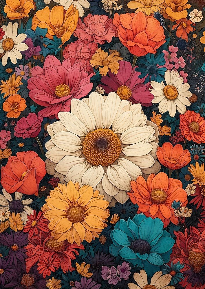 Mozaika diamentowa strokrotka