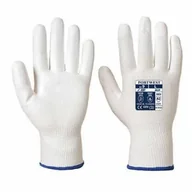 Survival - akcesoria - Rękawice Ochronne antyprzecięciowe PORTWEST A620 LR powlekane PU-Białe XL - miniaturka - grafika 1