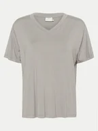 Koszulki i topy damskie - Kaffe T-Shirt Frida 10508581 Szary Regular Fit - miniaturka - grafika 1