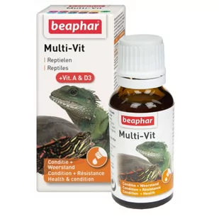 Beaphar Turtle Vit witaminy dla żółwi i gadów 20ml - Akcesoria do terrarium - miniaturka - grafika 1