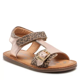 Sandały damskie - Kickers Sandały Diazz 784453-10 S Beige Leopard Rose 113 - grafika 1