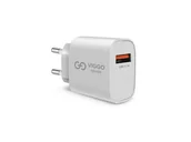 Ładowarki do telefonów - VIGGO DESIGN Ładowarka Sieciowa 1xUSB 10W biała - miniaturka - grafika 1