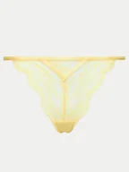 Majtki damskie - Hunkemöller Stringi Isabelle 205390 Żółty - miniaturka - grafika 1