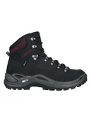 Buty trekkingowe damskie - LOWA Skórzane buty turystyczne "Renegade GTX Mid Ws" w kolorze czarnym - miniaturka - grafika 1