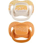 Smoczki uspokajające - Canpol Smoczek uspokajający 0-6m 2szt 34/930yel - miniaturka - grafika 1