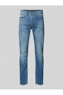 Jeansy o kroju slim fit z 5 kieszeniami - Pepe Jeans - Spodnie męskie - miniaturka - grafika 1
