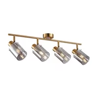 Lampy sufitowe - Sardo lampa sufitowa (spot) 4-punktowa mosiądz/dymiona SPL-5581-4-BRO-SG - miniaturka - grafika 1
