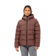 Kurtki damskie - Damska kurtka puchowa Jack Wolfskin FROZEN PALACE JACKET W wild ginger - XS - miniaturka - grafika 1