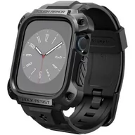 Akcesoria do smartwatchy - Spigen Etui z paskiem Tough Armor Pro do Apple Watch 8/7 45mm, czarne - miniaturka - grafika 1
