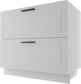Meble kuchenne - Bergamo Szafka Dolna D2E/90 Hettich Biały Mat - miniaturka - grafika 1