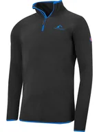 Odzież trekkingowa męska - Westfjord Bluza polarowa "Hekla" w kolorze antracytowo-niebieskim - miniaturka - grafika 1