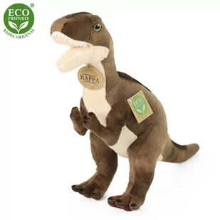 Rappa Pluszowy dinozaur tyranozaur, 43 cm ECO-FRIENDLY - Samochody i pojazdy dla dzieci - miniaturka - grafika 1