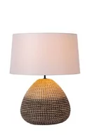 Lampy stojące - Maduka lampa stołowa 1xE27 biała/naturalna 10550/81/73 - miniaturka - grafika 1
