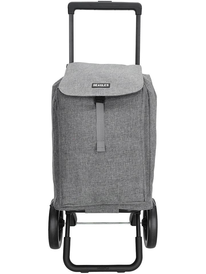 Beagles Wózek w kolorze szarym na zakupy - 43 x 100 x 40 cm