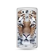 Etui i futerały do telefonów - Etui na LG G4, śnieżny tygrys - miniaturka - grafika 1