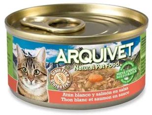 Arquivet Puszka dla kota o smaku tuńczyka i łososia 80 g - Mokra karma dla kotów - miniaturka - grafika 1